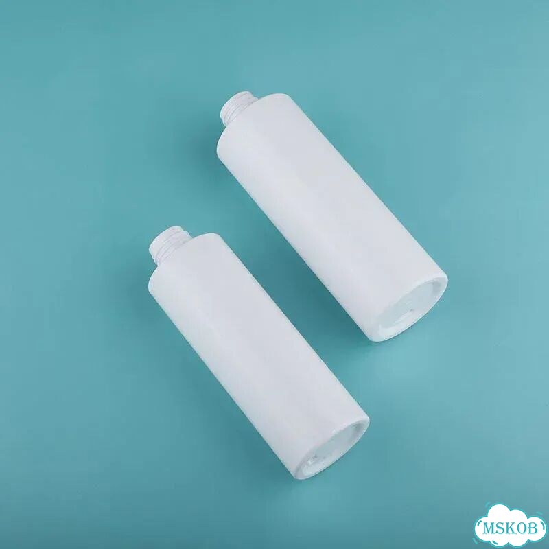 Флаконы пэт с помпой PGY, 10 шт. 150ml, white bottle, sliver ring фото 4