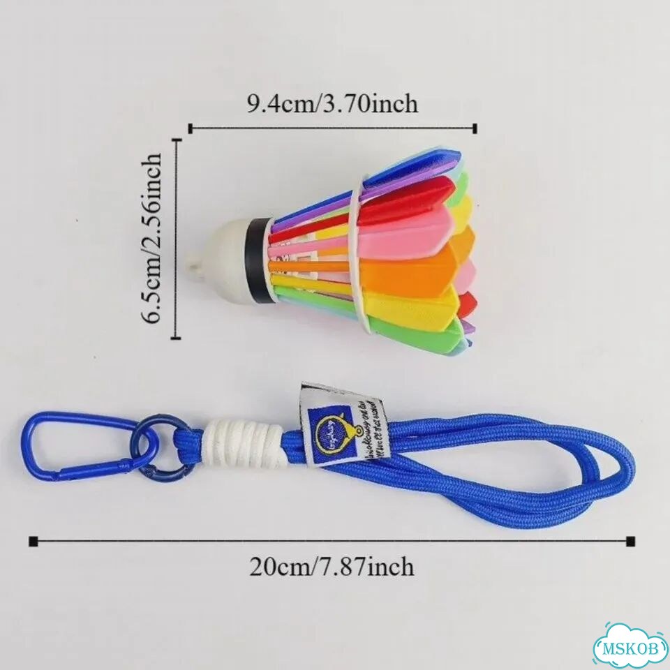 Радужный брелок для бадминтона Темно-синий, Blue-Blue Rope фото 7
