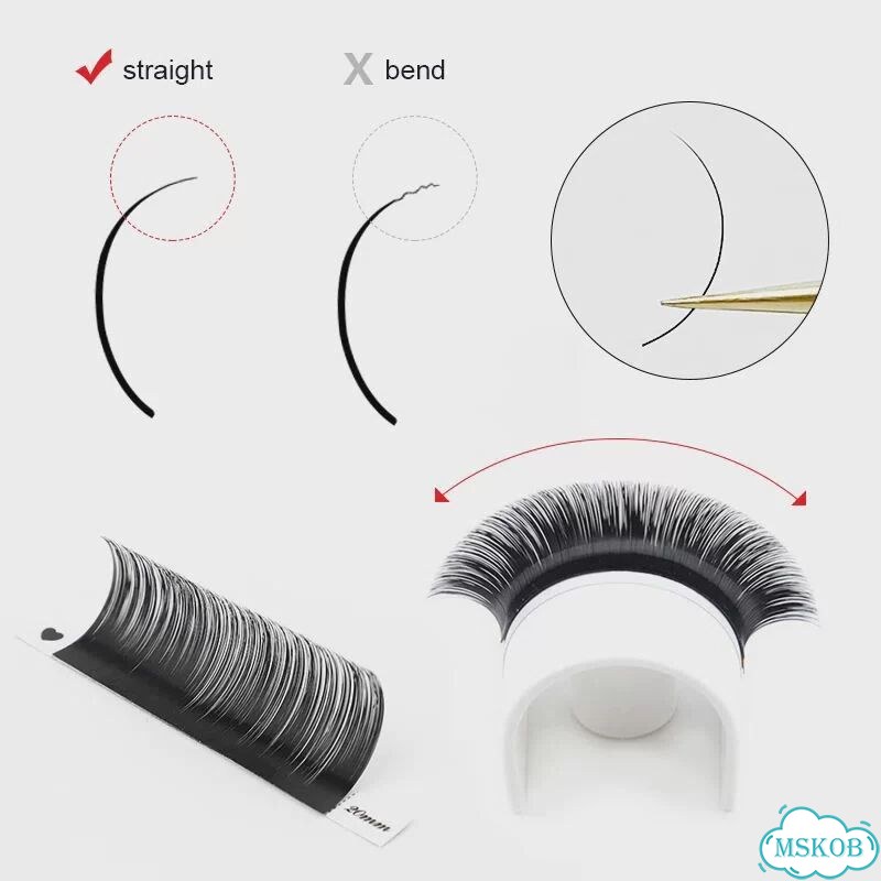 Накладные ресницы Winky Beauty, 13 мм, D изгиб, 0.10 мм фото 2