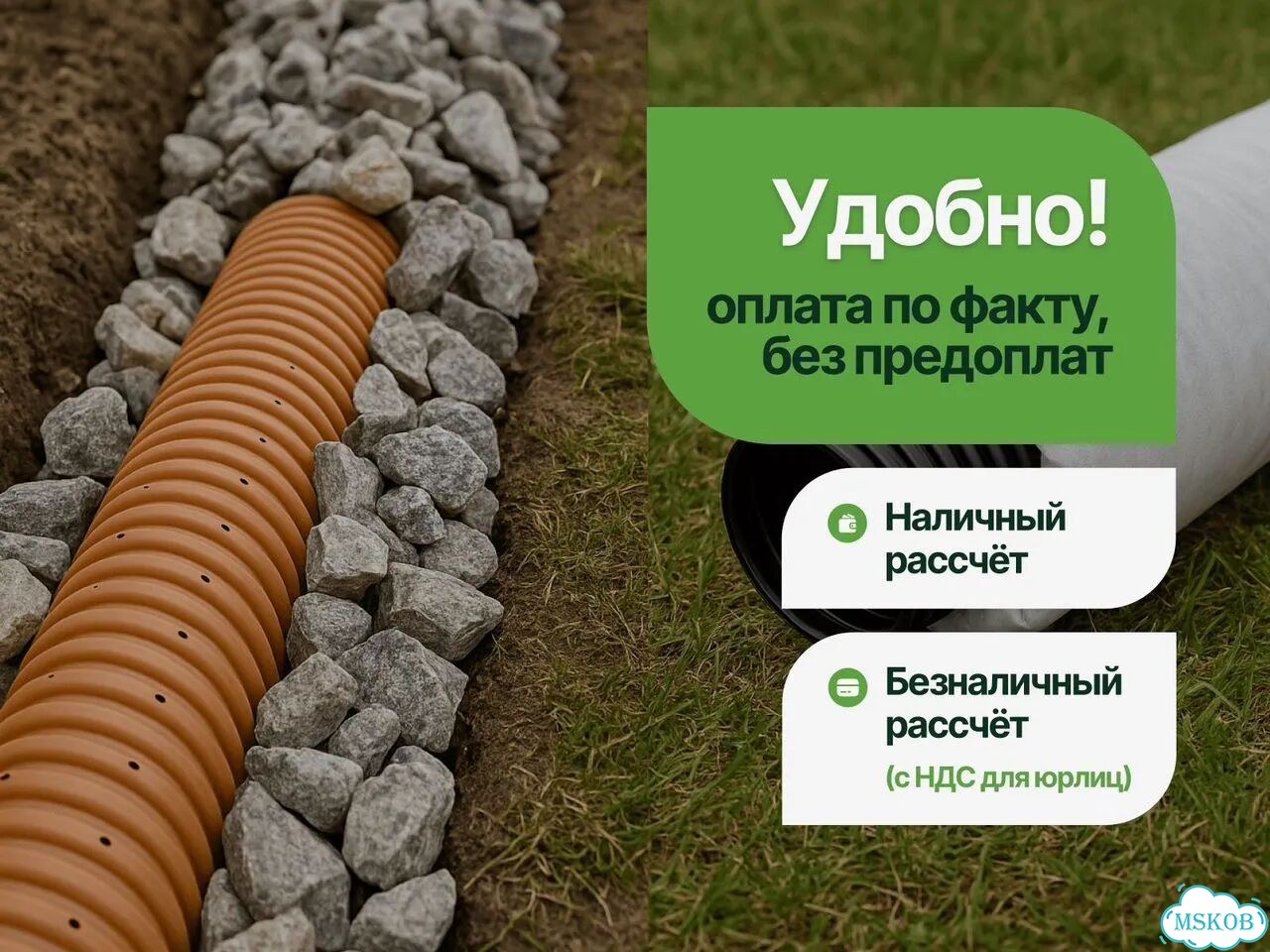 Дренаж участка под ключ / ливневка / водоотведение фото 10