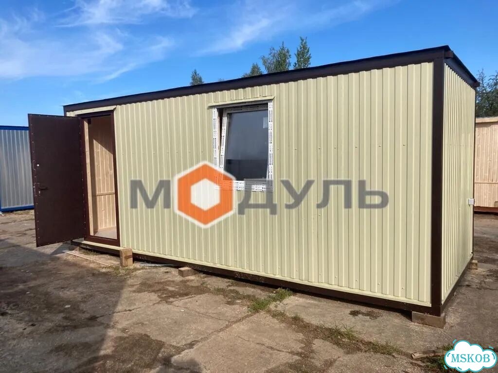 Бытовка пост охраны с форточкой. кпп. по-06 фото 5