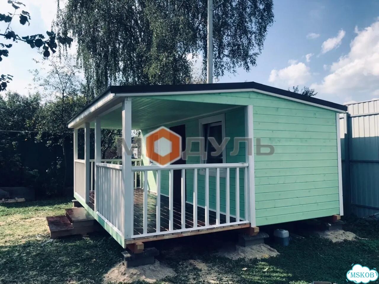 Бытовка деревянная. Проект - 810 с электрикой фото 6