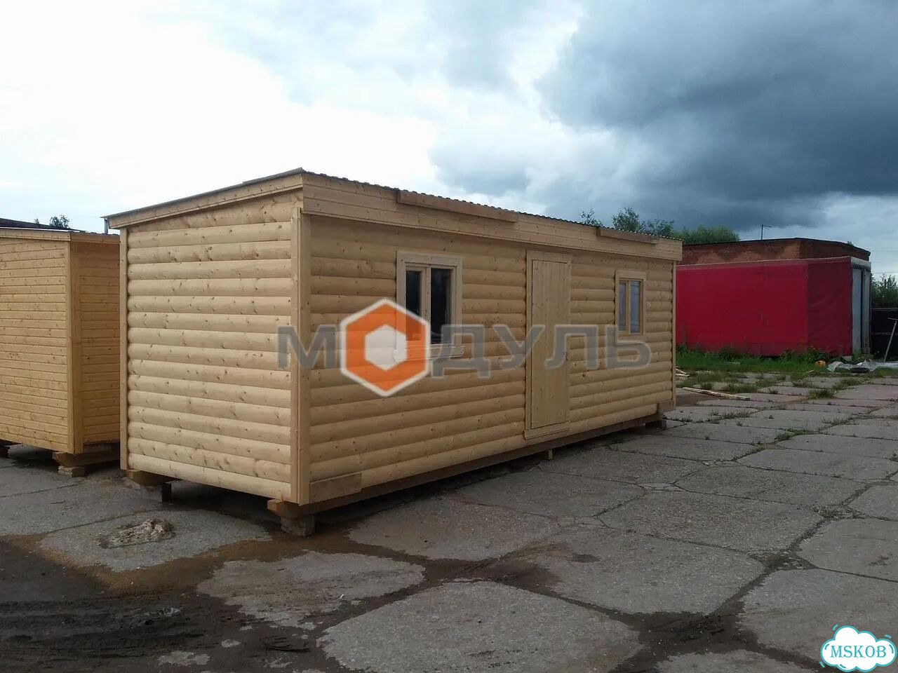 Бытовка деревянная. Проект - 410 с электрикой фото 5