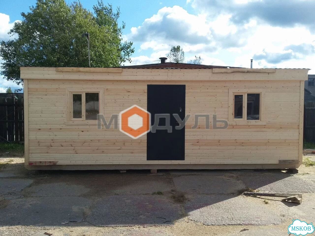 Бытовка деревянная. Проект - 410 с электрикой фото 8