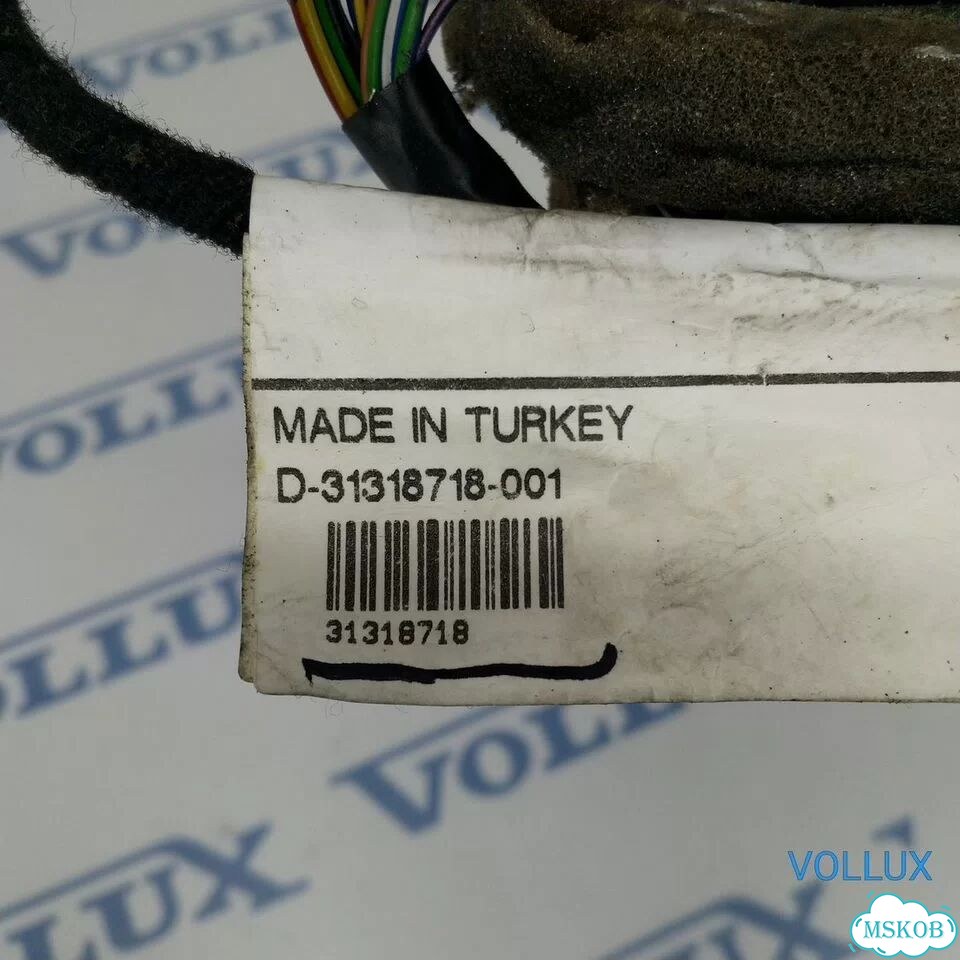Проводка двери volvo XC60 зад. прав. bu фото 3