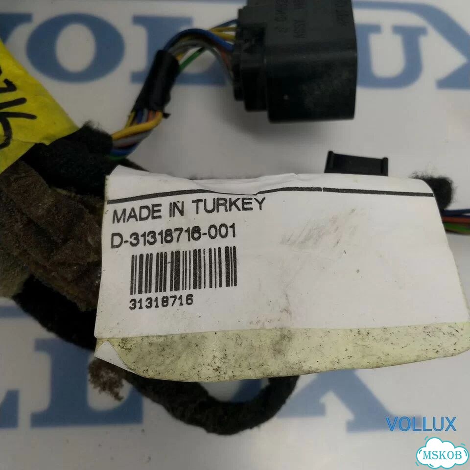 Проводка двери volvo XC60 зад. лев. bu фото 3