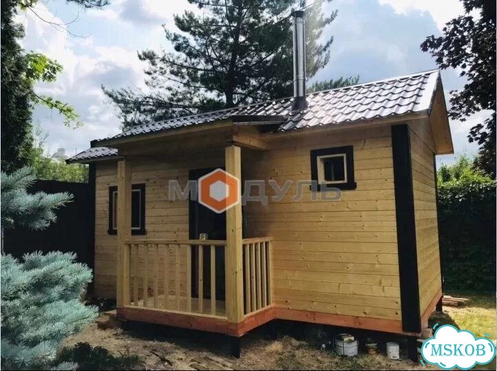 Готовая баня из бруса бс-2. баня под ключ фото 1