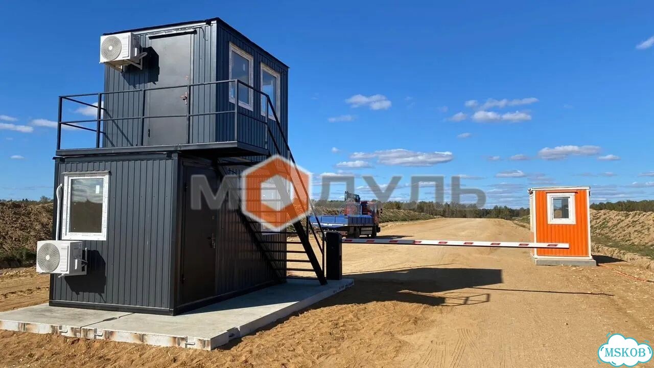 Бытовка блок-контейнер бк-510 с электрикой фото 7