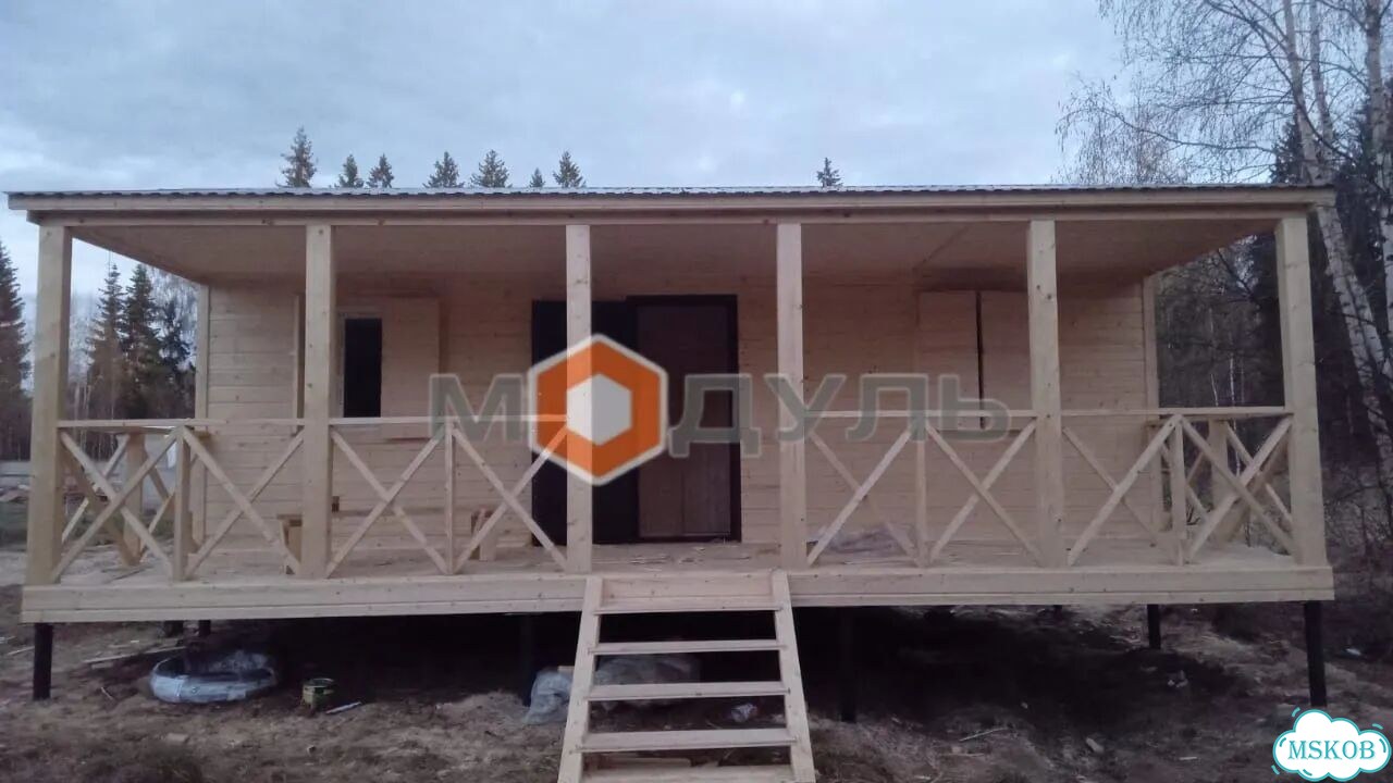 Бытовка деревянная. Проект - 310 с электрикой фото 6