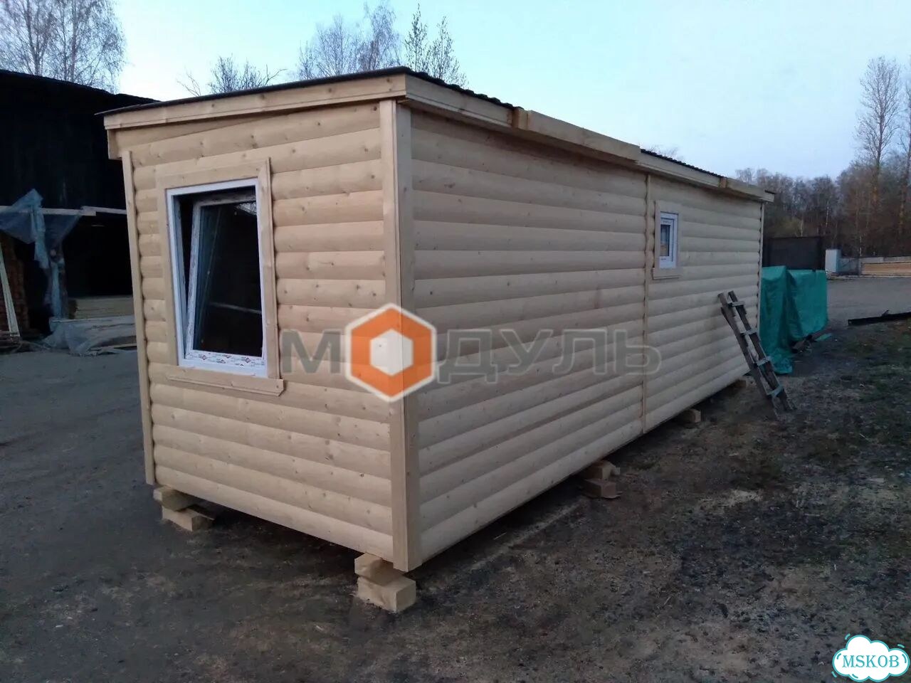 Бытовка деревянная. Проект - 310 с электрикой фото 9