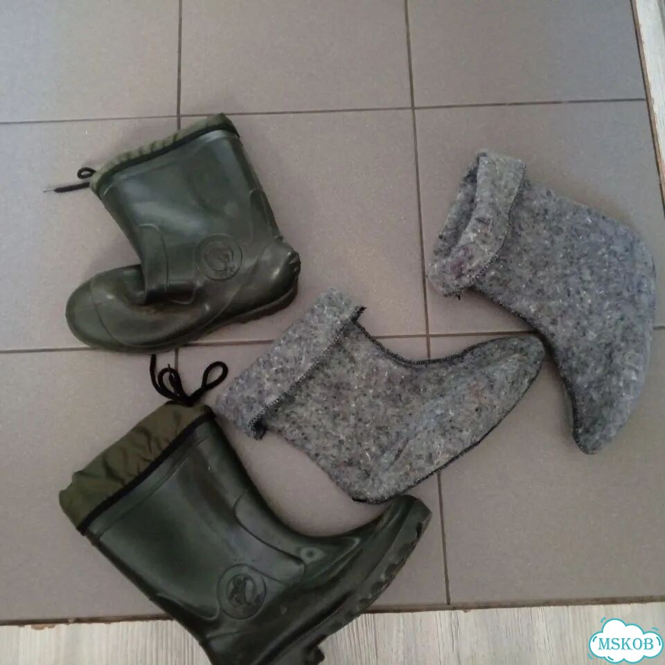 Сапоги резиновые утепленные фото 6