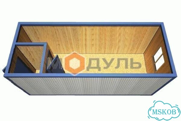Бытовка блок-контейнер бк-11 с электрикой фото 3