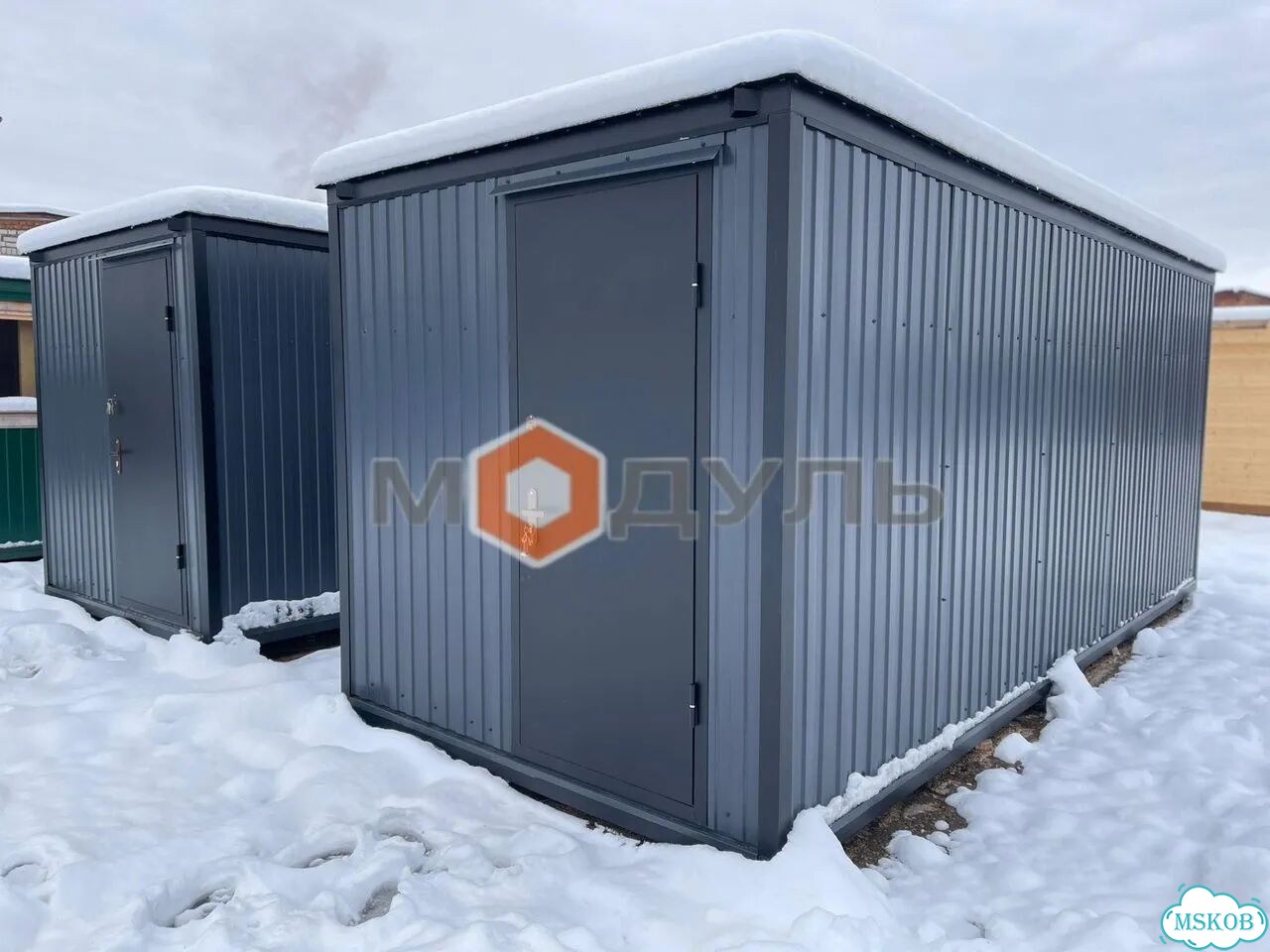 Бытовка блок-контейнер бк-11 с электрикой фото 6