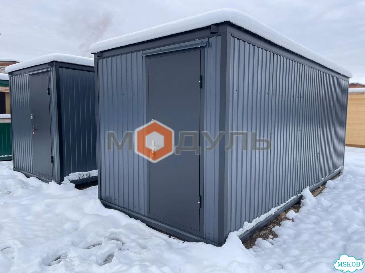Бытовка металлическая. Блок контейнер новый фото 3