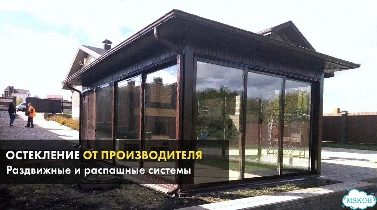 Безрамное остекление дома фото 3