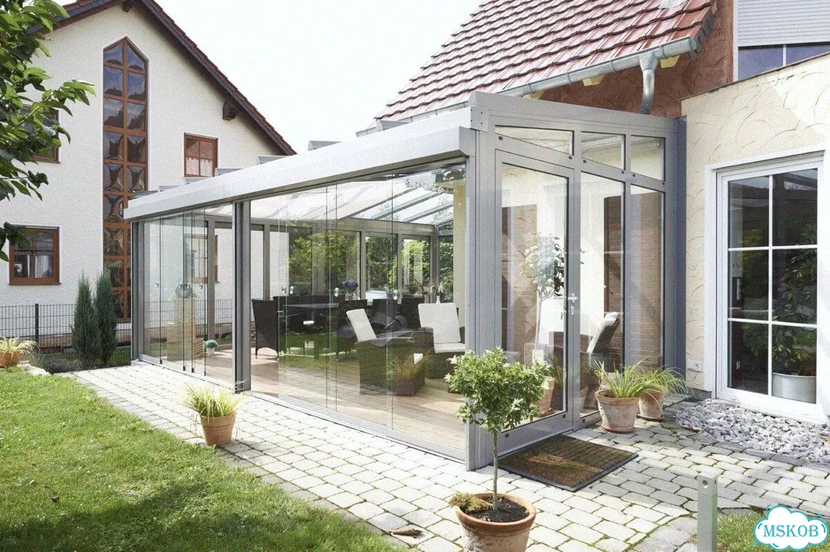 Безрамное остекление дома фото 5