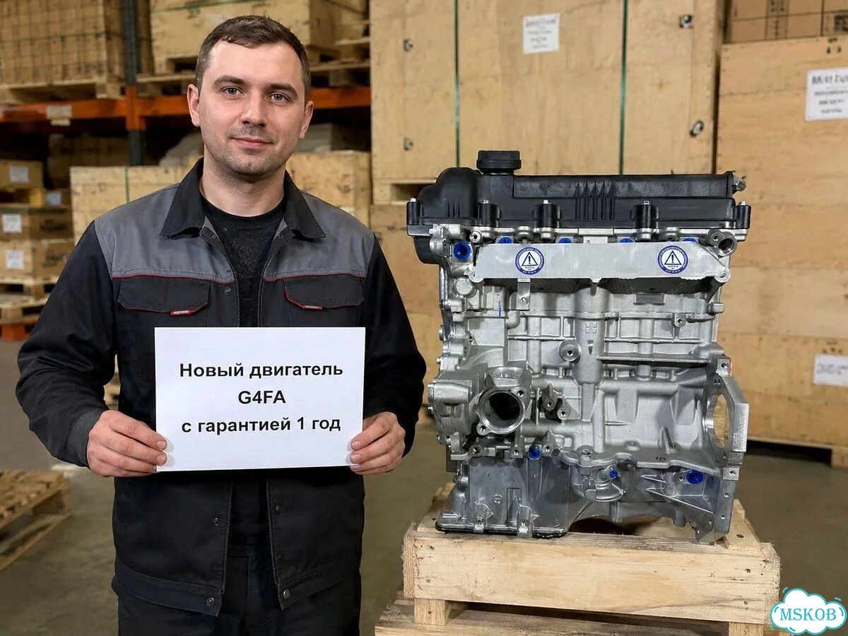 Новый двигатель 1.4 G4FA фото 1
