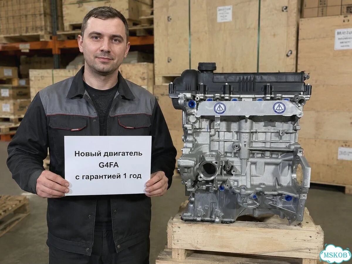 Двигатель G4FA 1.4 новый фото 1