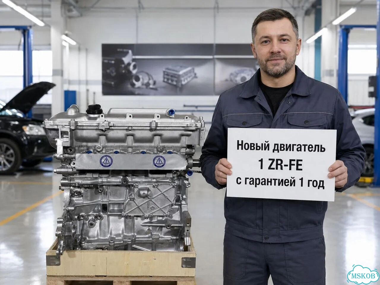 Двигатель новый 1ZR-FE 1.6 фото 1