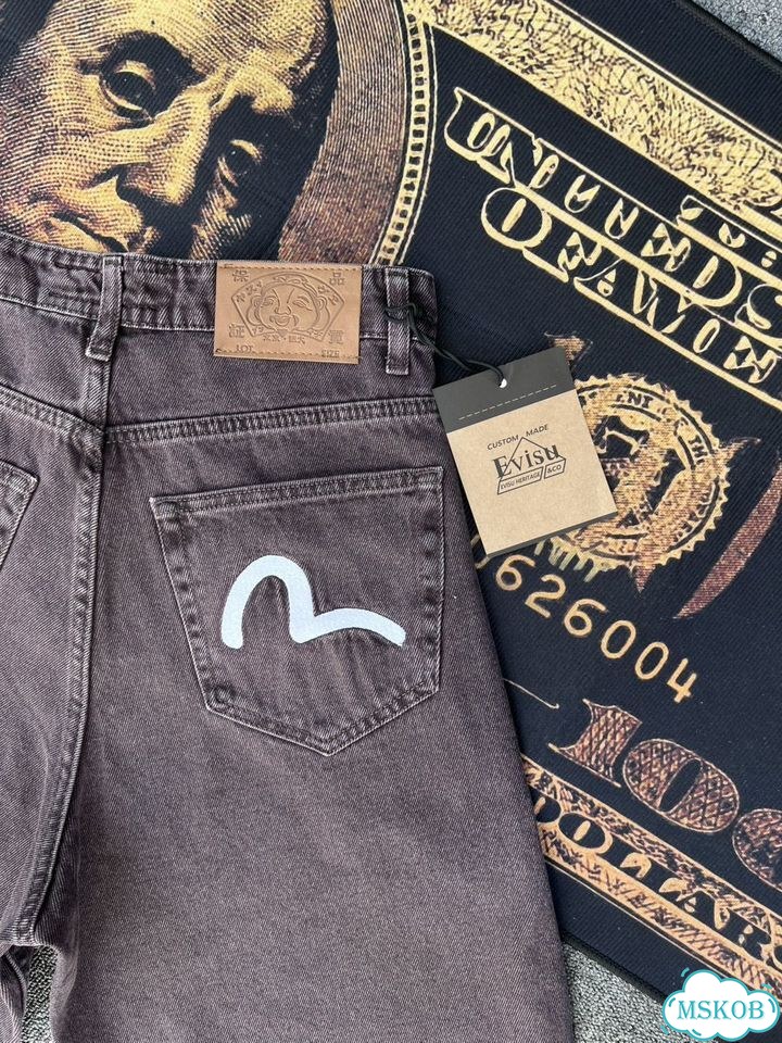 Шорты evisu brown фото 3