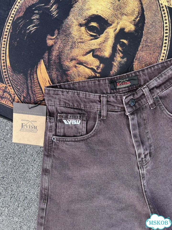 Шорты evisu brown фото 4