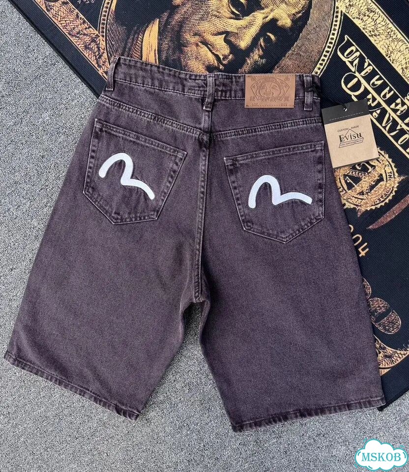 Шорты evisu brown фото 5