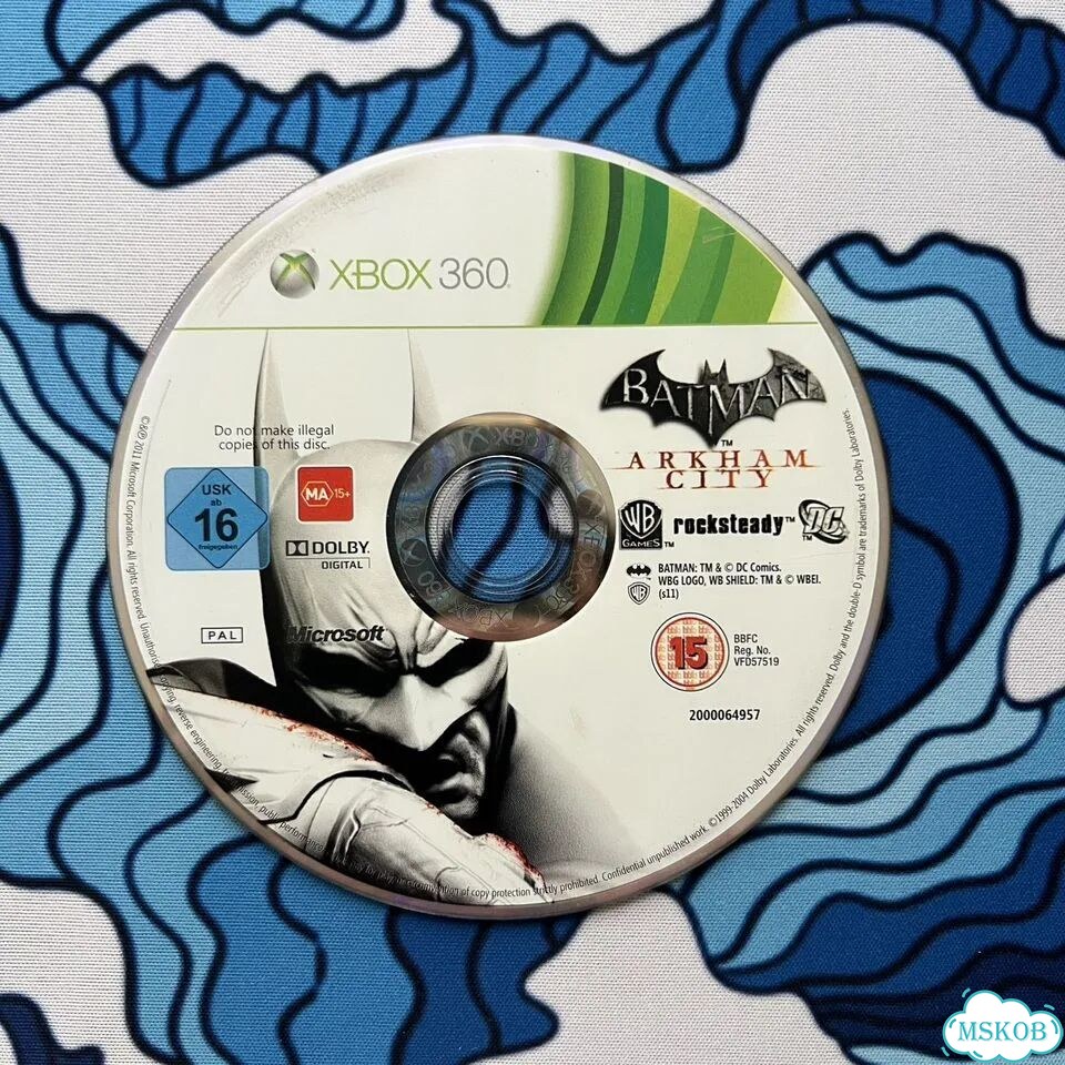 Batman Arkham city Xbox диск фото 1