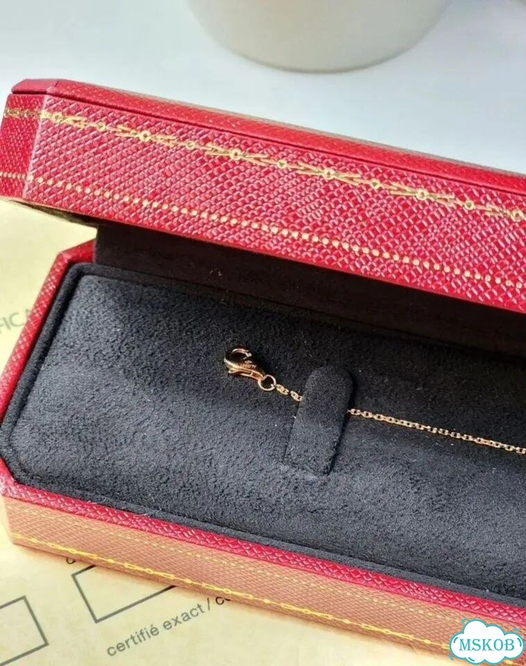 Браслет Cartier trinity из розового золота фото 5