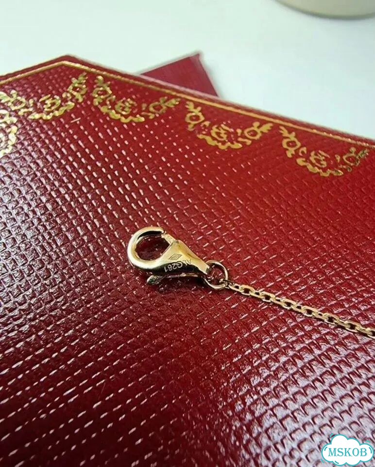 Браслет Cartier trinity из розового золота фото 8
