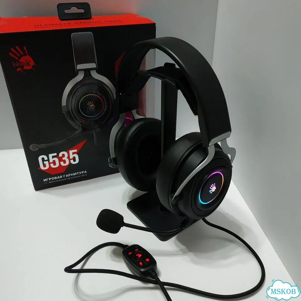 Игровые наушники Bloody G535 USB 7.1ch фото 1