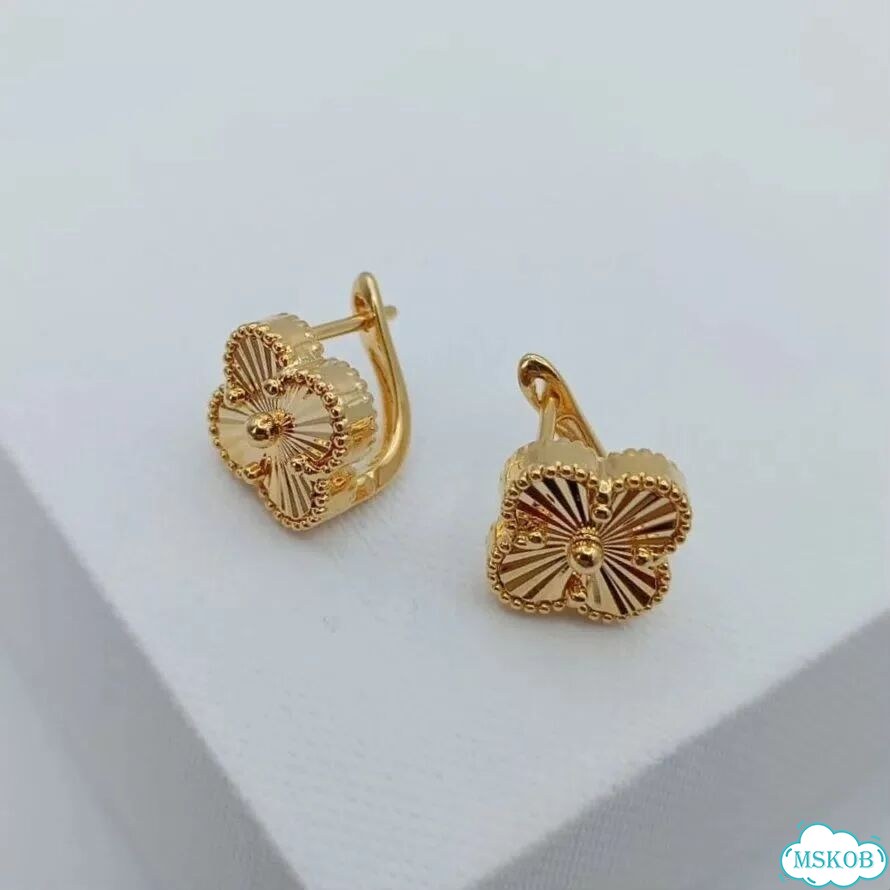 Серьги клевер классические в стиле Van Cleef фото 6