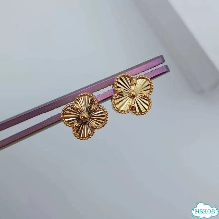 Серьги клевер классические в стиле Van Cleef фото 7