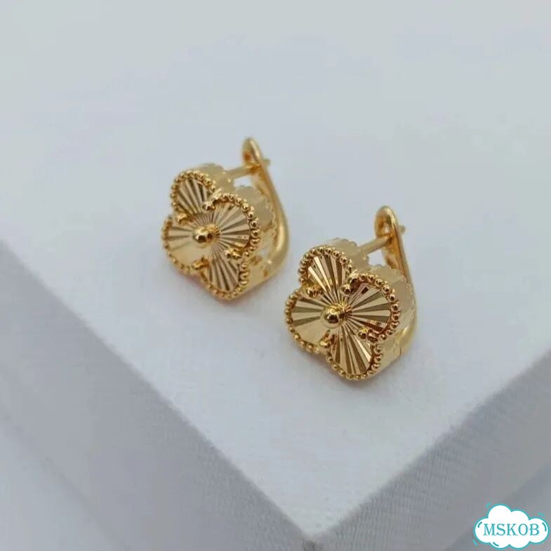 Серьги клевер классические в стиле Van Cleef фото 8