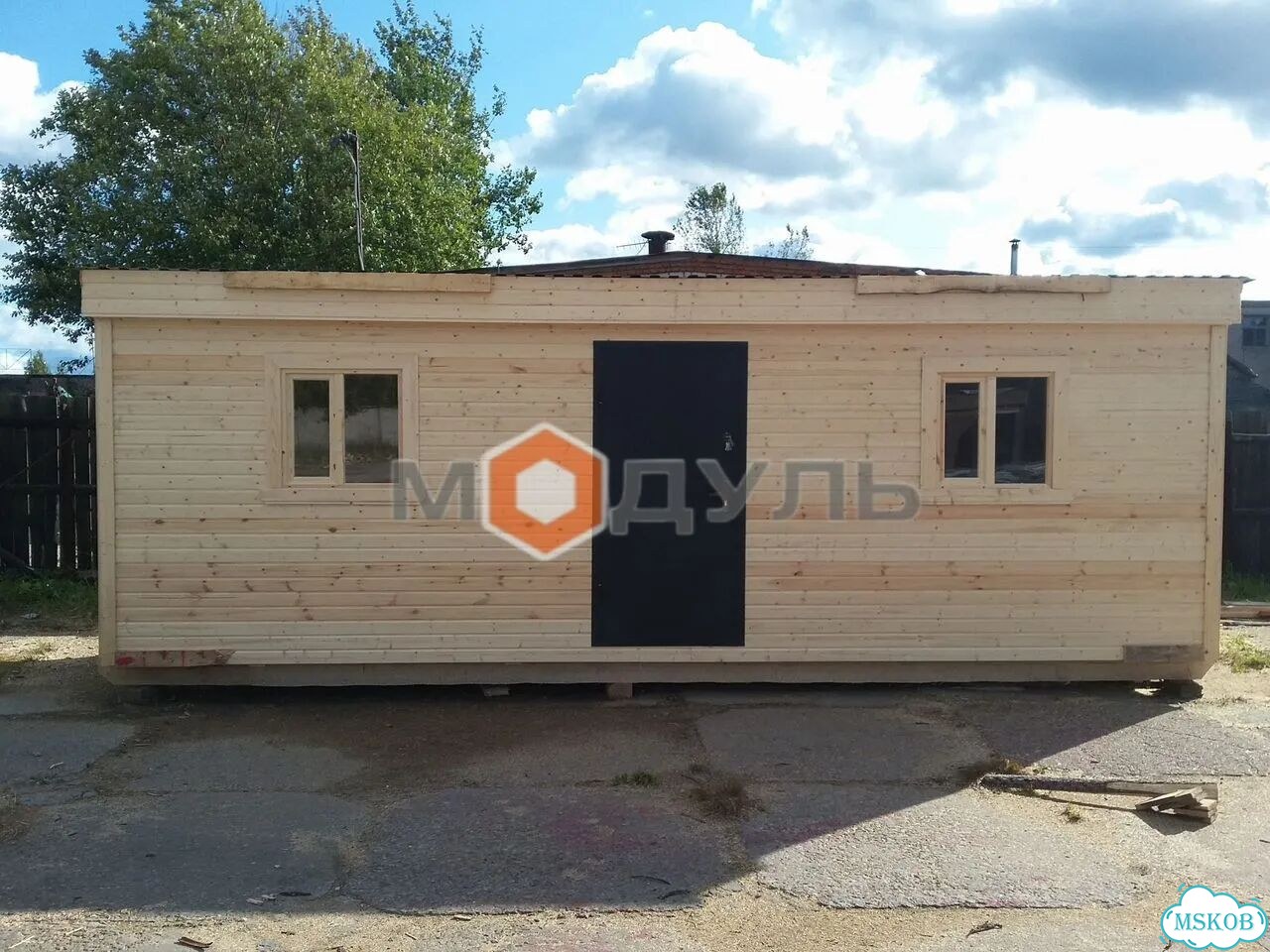 Бытовка деревянная. Проект - 610 с электрикой фото 6