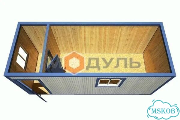 Бытовка блок-контейнер бк-13 с электрикой фото 3