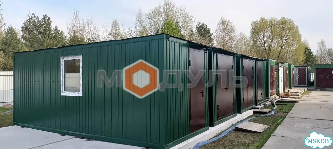 Бытовка блок-контейнер бк-13 с электрикой фото 5