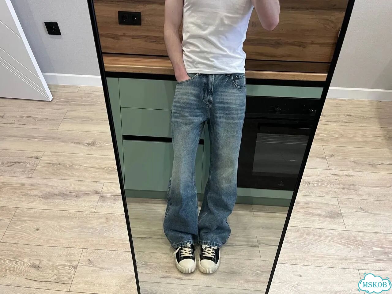 Джинсы number nine straight fit фото 1