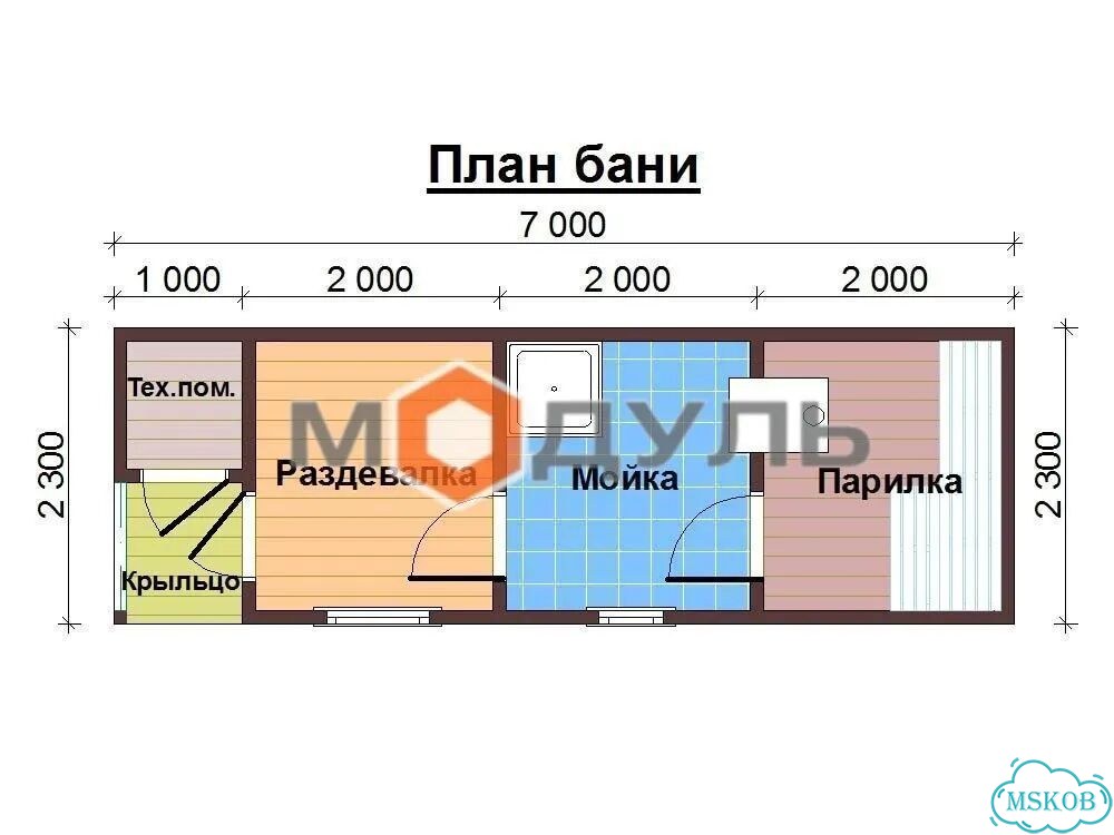 Баня с крыльцом.Готова мобильная, перевозная баня фото 2