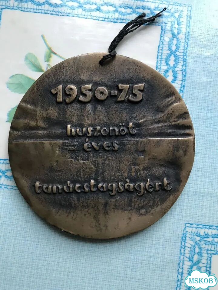 Настольная медаль Финляндия-Венгрия1950-1975Бронза фото 2