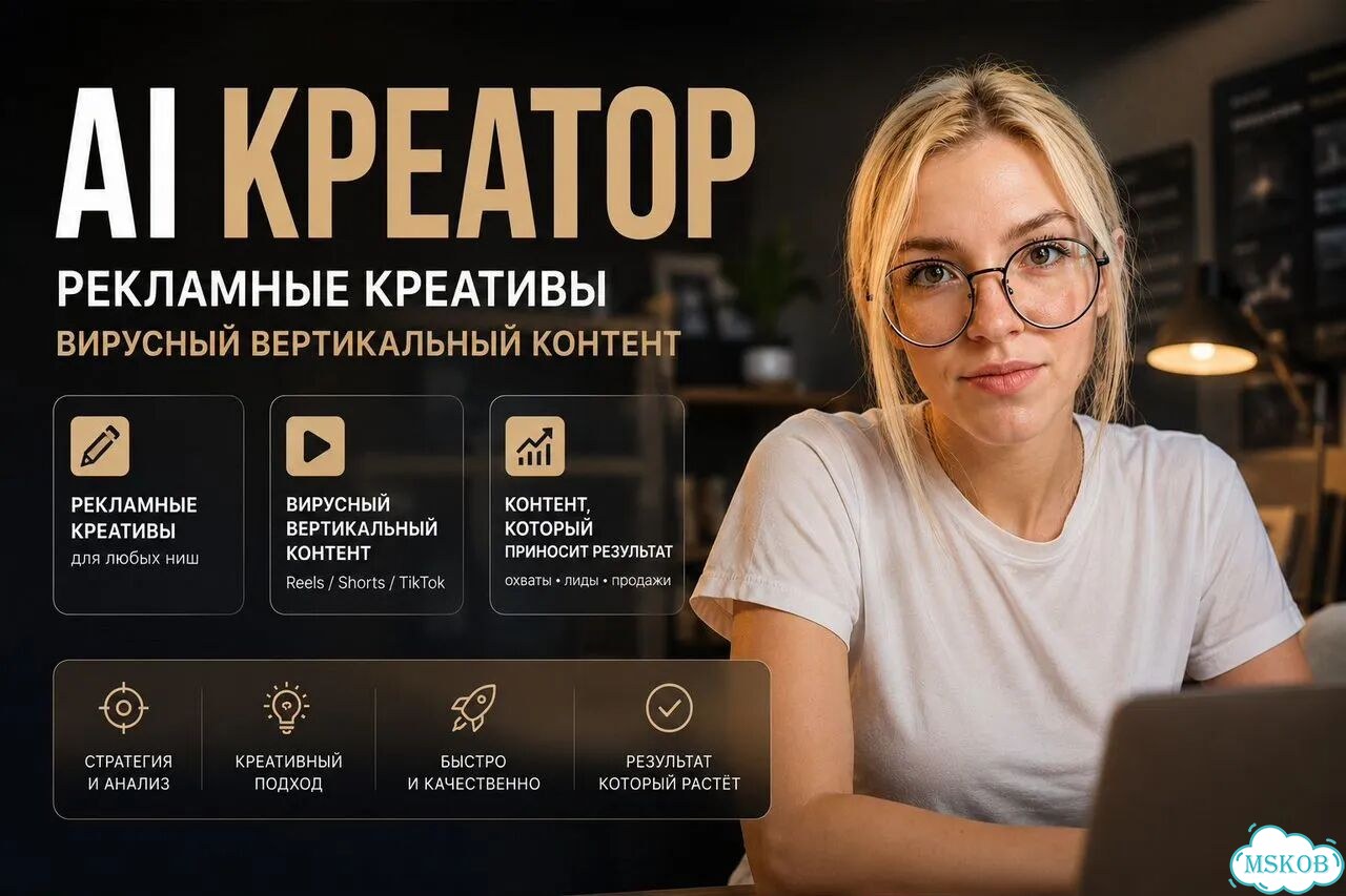 AI-креатор Рекламные креативы Вирусный контент фото 1