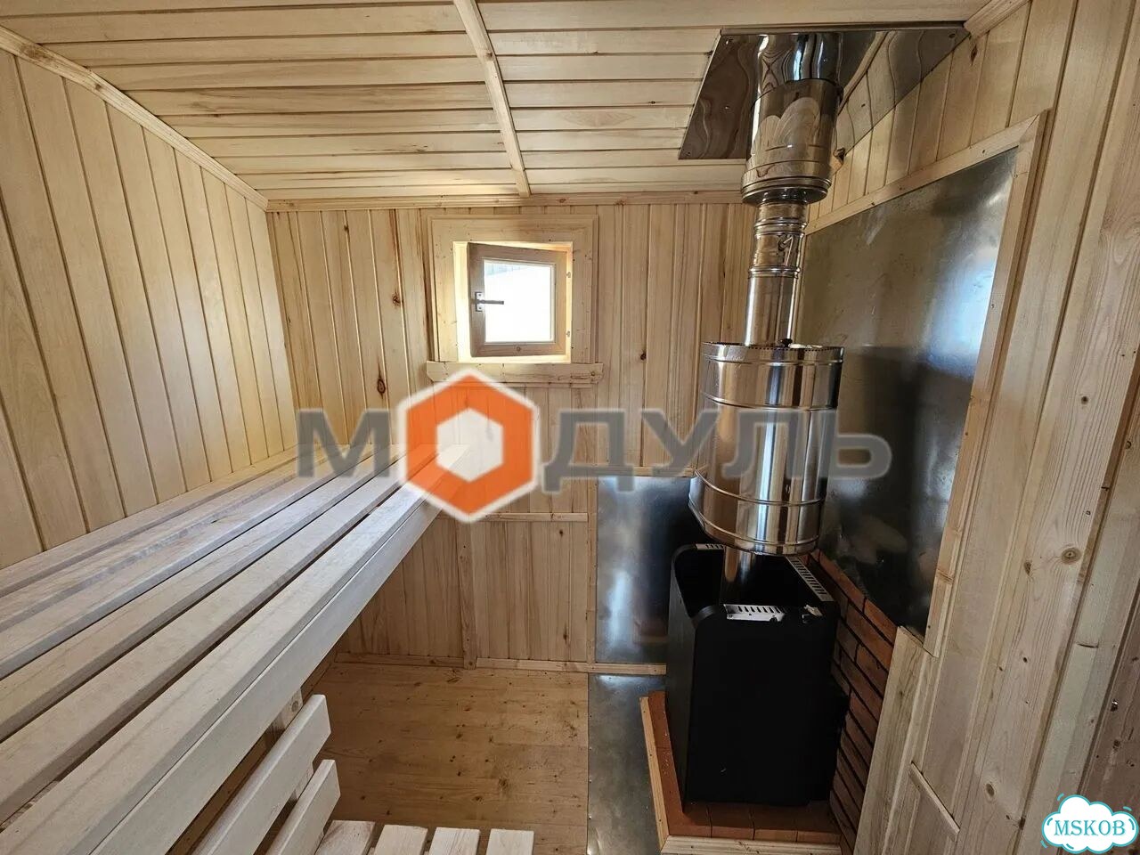 Баня под ключ /Мобильная, перевозная баня 6 метров фото 8