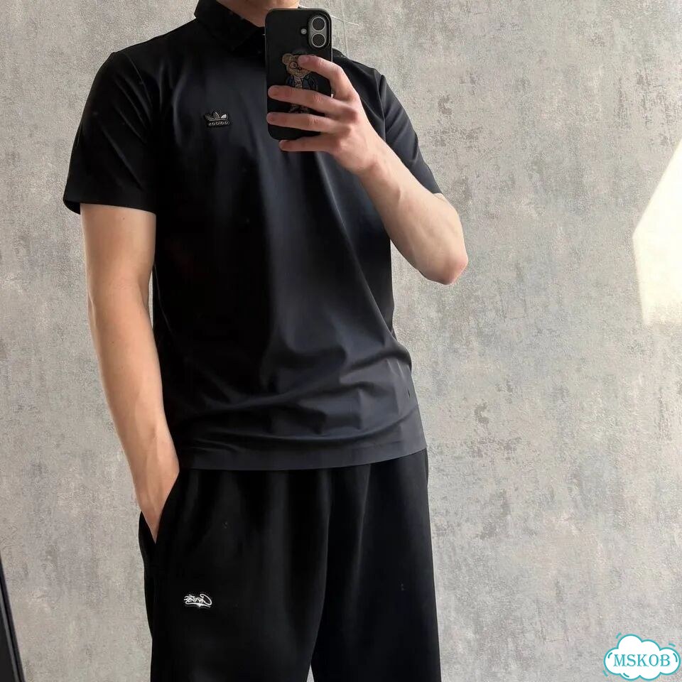 Футболка мужская поло Adidas 2 цветс фото 5
