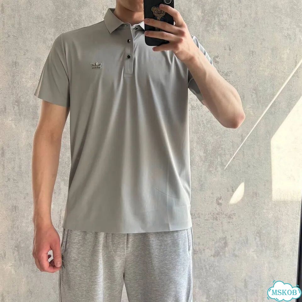 Футболка мужская поло Adidas 2 цветс фото 9