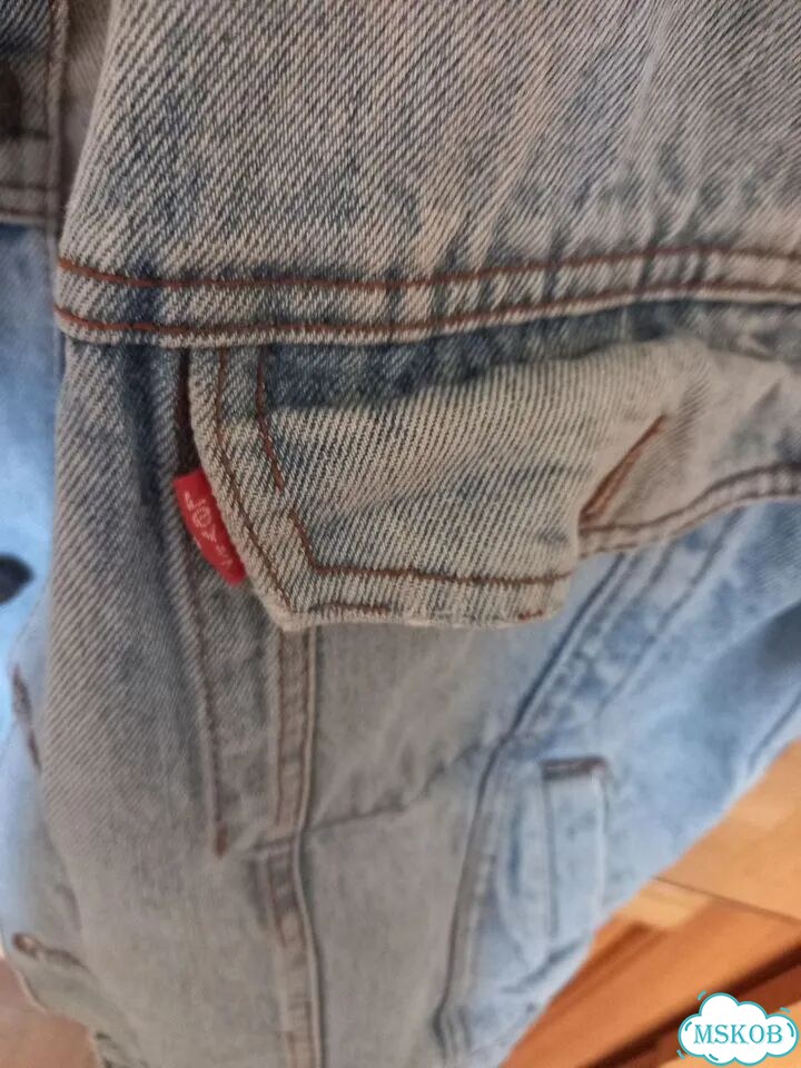 Винтажный джинсовый жилет Levi's 90-х годов фото 4