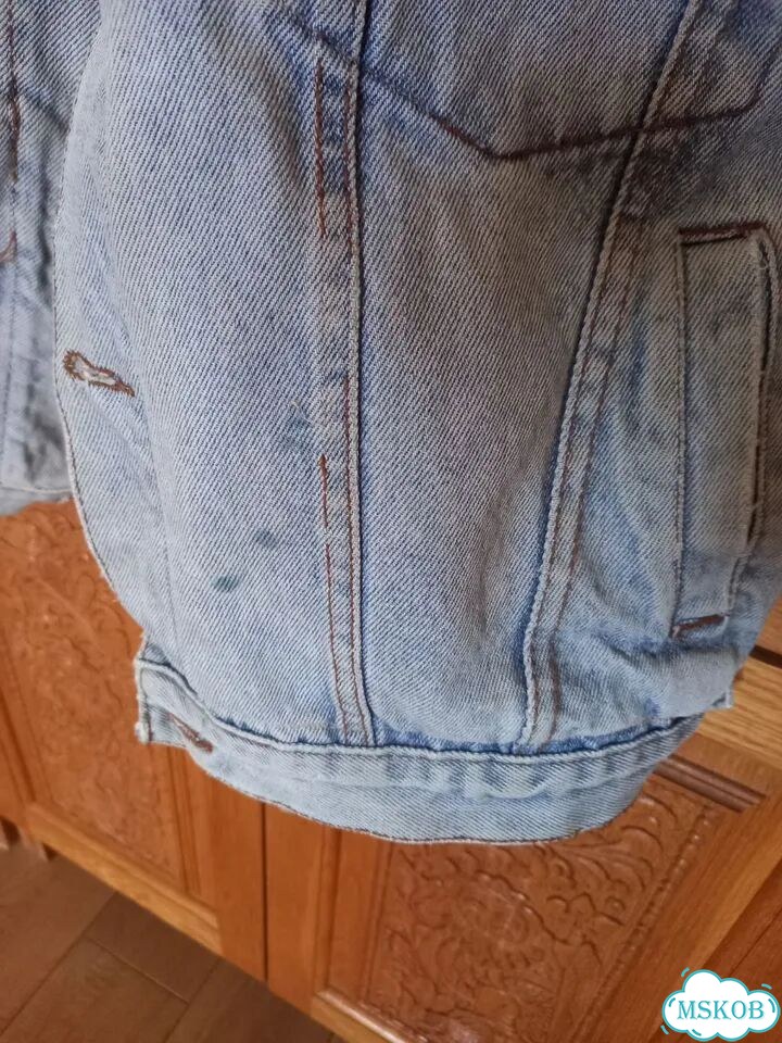 Винтажный джинсовый жилет Levi's 90-х годов фото 7