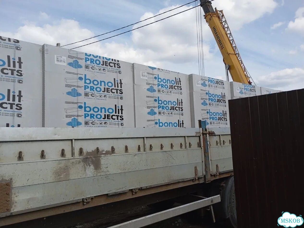 Газоблок Бонолит д 500 фото 3