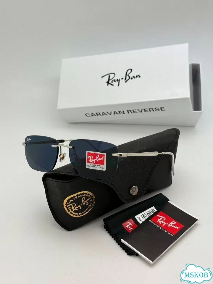 Солнцезащитные очки Ray Ban унисекс стекло фото 3