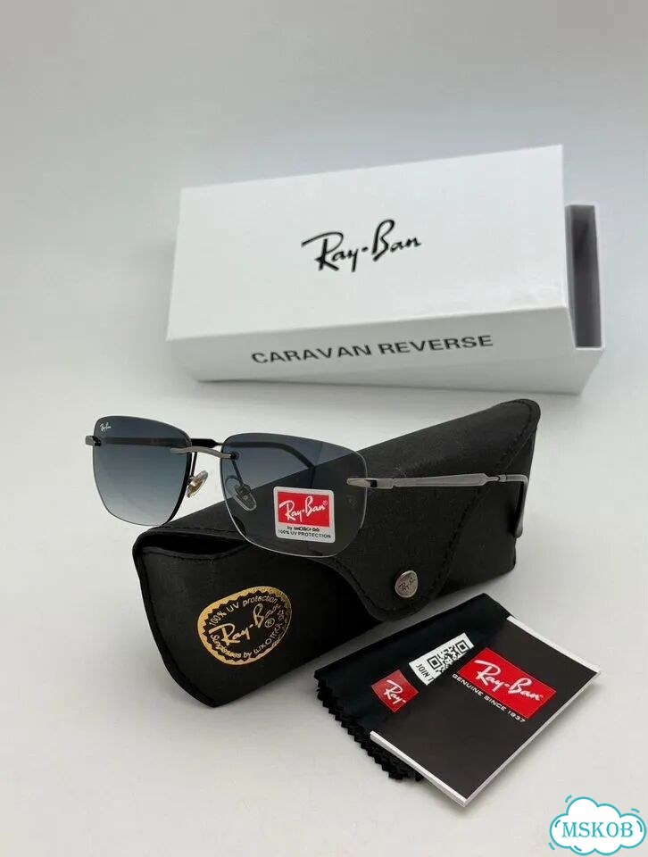 Солнцезащитные очки Ray Ban унисекс стекло фото 5