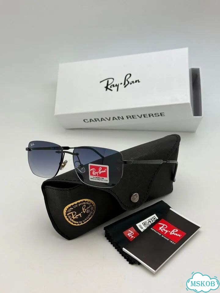 Солнцезащитные очки Ray Ban унисекс стекло фото 6