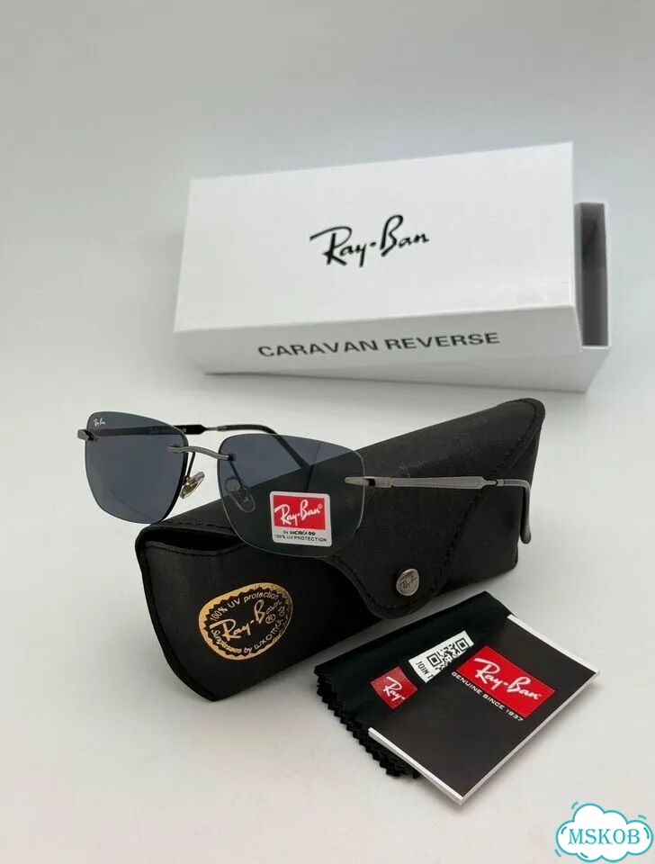 Солнцезащитные очки Ray Ban унисекс стекло фото 7